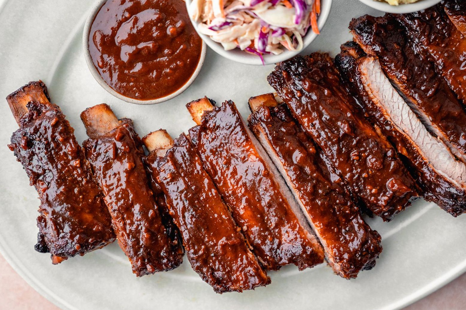 Slow cooked ribs